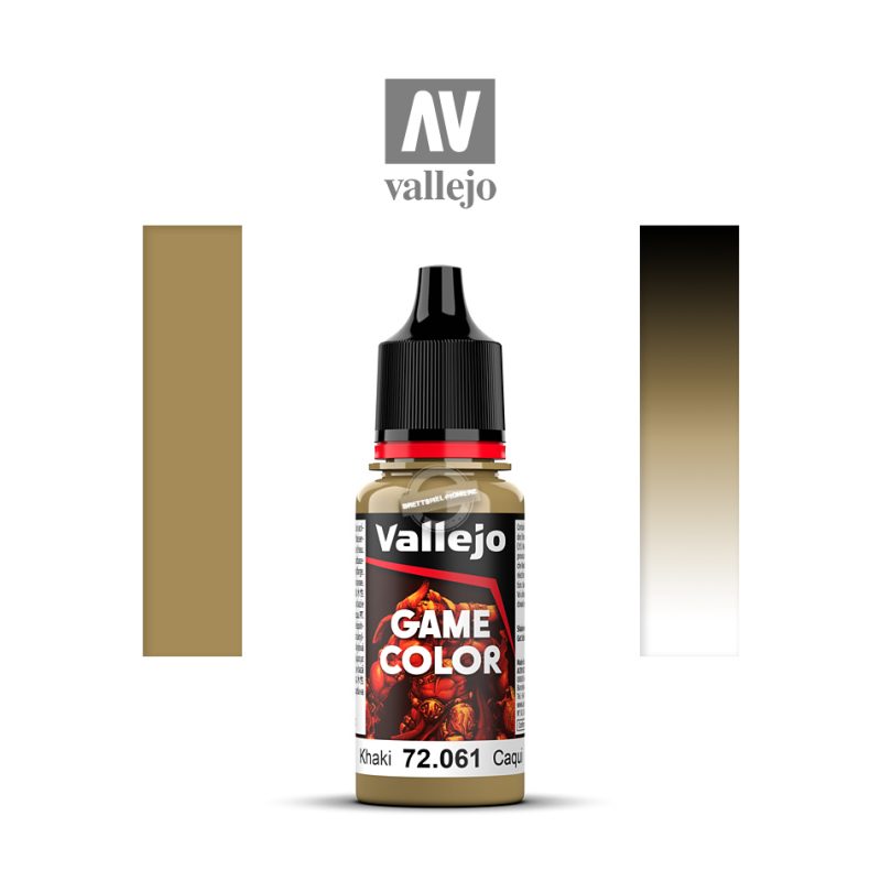 Acrylicos Vallejo: Game Color – Khaki – 18 ml (VA72061)