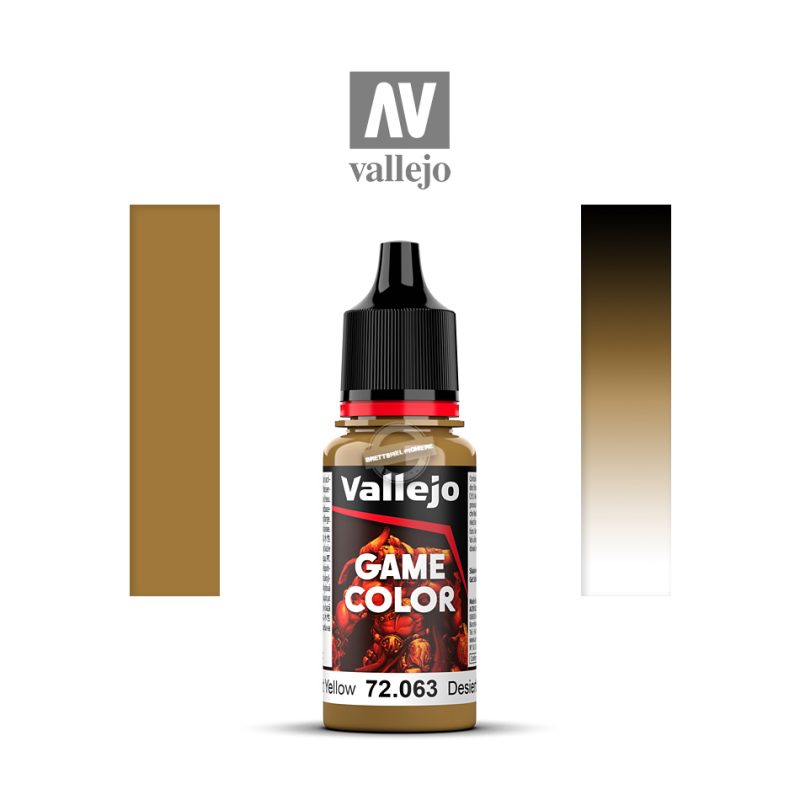 Acrylicos Vallejo: Game Color – Desert Yellow – 18 ml (VA72063)