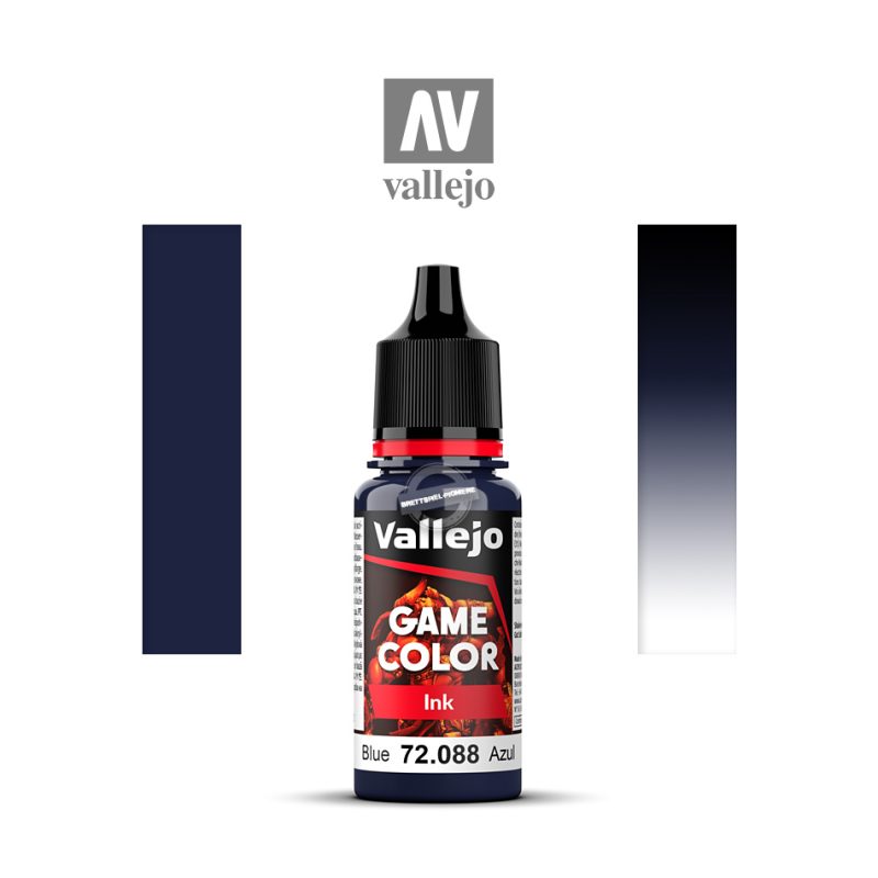 Acrylicos Vallejo: Game Color Ink / Washes – Blue – 18 ml (VA72088)