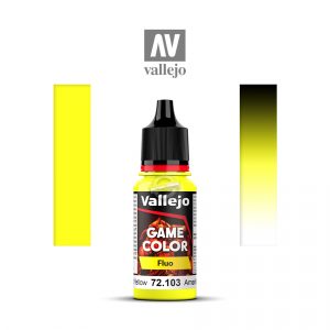 Acrylicos Vallejo: Game Color – Fluorescent Yellow – 18 ml (VA72103)