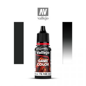 Acrylicos Vallejo: Game Color – Charcoal – 18 ml (VA72155)