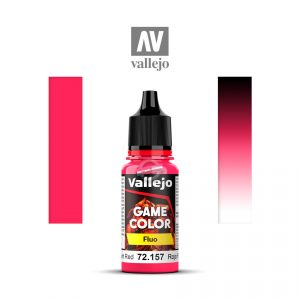 Acrylicos Vallejo: Game Color – Fluorescent Red – 18 ml (VA72157)