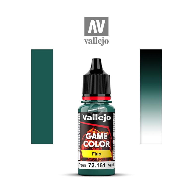 Acrylicos Vallejo: Game Color – Fluorescent Cold Green – 18 ml (VA72161)