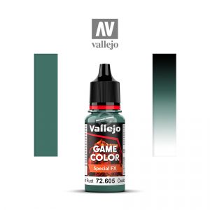 Acrylicos Vallejo: Game Color FX-Spezialeffekts – Green Rust – 18 ml (VA72605)