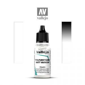Acrylicos Vallejo: Game Color Auxiliary – Polyurethane Matt Varnish – 18 ml (VA72651)