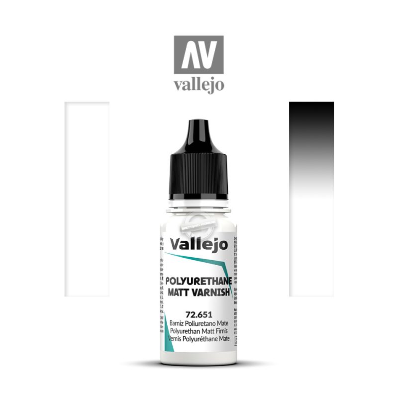 Acrylicos Vallejo: Game Color Auxiliary – Polyurethane Matt Varnish – 18 ml (VA72651)