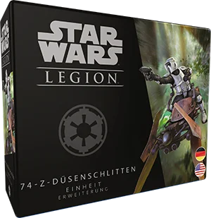 Atomic Mass Games: Star Wars Legion – Galaktisches Imperium – 74-Z-Düsenschlitten (DE) (FFGD4603)