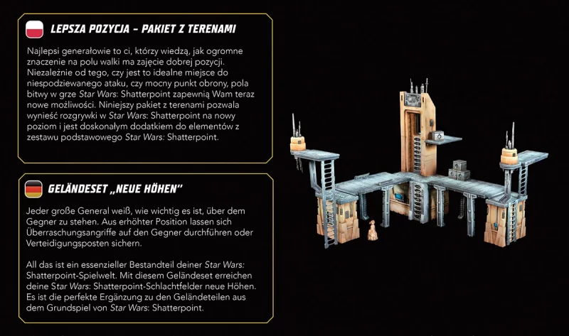 Atomic Mass Games: Star Wars - Shatterpoint - High Ground Terrain Pack Erweiterung (Deutsch) (AMGD1002)