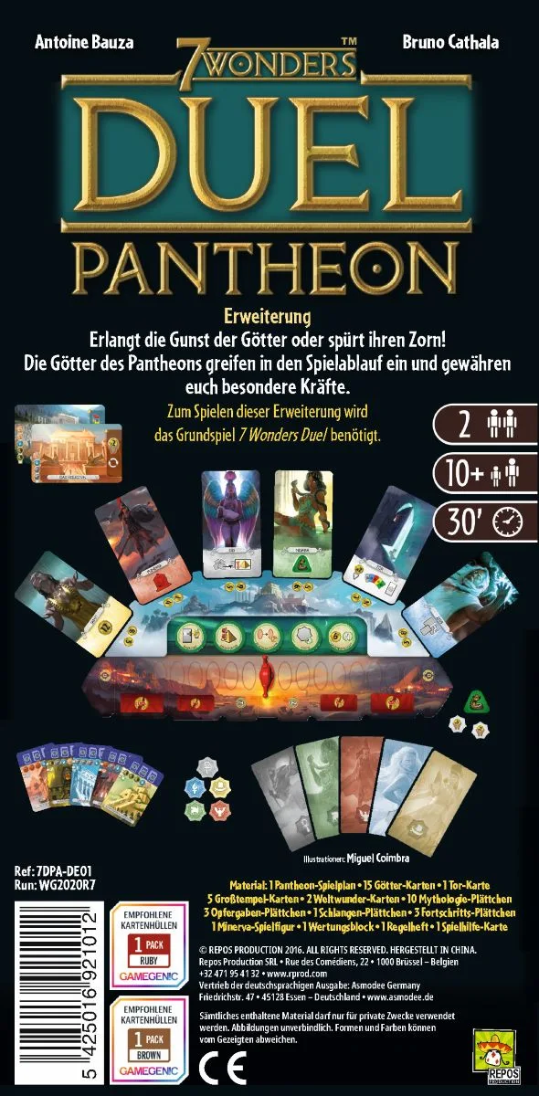 Repos Production: 7 Wonders – Duel – Pantheon (Deutsch) (RPOD0002)