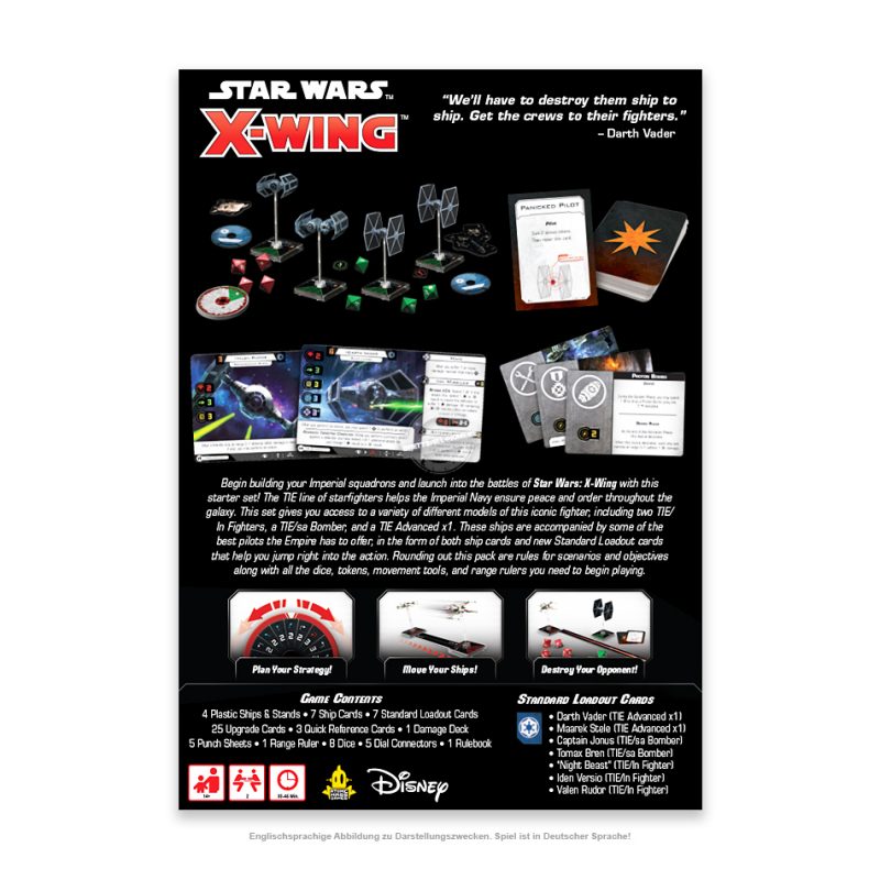 Atomic Mass Games: Star Wars X-Wing 2. Edition – Galaktisches Imperium – Staffel-Starterpack (Deutsch)