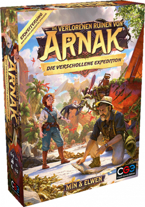 Czech Games Edition: Die verlorenen Ruinen von Arnak – Die verschollene Expedition Erweiterung (Deutsch) (CZ121)