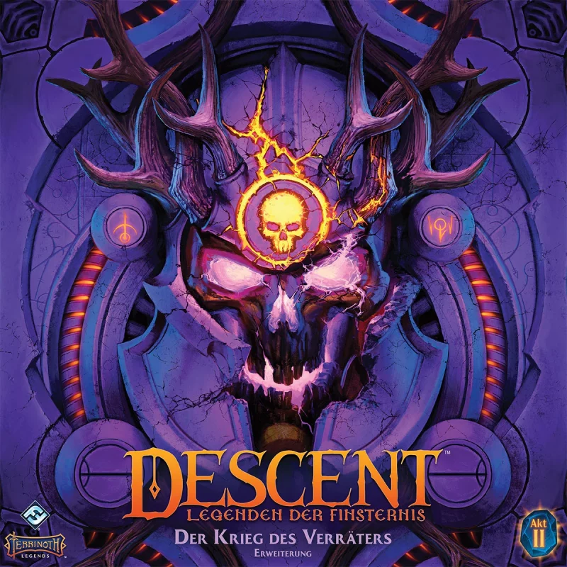 Fantasy Flight Games: Descent – Legenden der Finsternis – Der Krieg des Verräters Erweiterung (Deutsch) (FFGD1502)