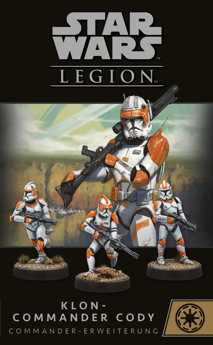 Atomic Mass Games: Star Wars Legion – Galaktische Republik - Klon-Commander Cody (Deutsch) (FFGD4703)