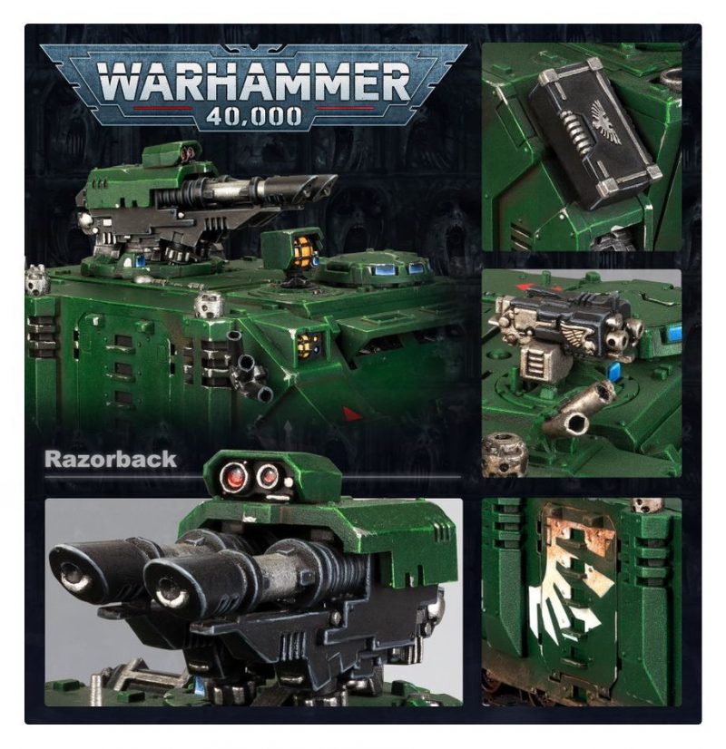 Games Workshop: Warhammer 40000 – Space Marines – Razorback der Space Marines (Deutsch) (48-21)