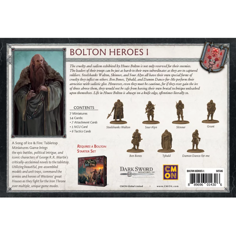 Cool Mini Or Not: A Song of Ice & Fire – Haus Bolton Heroes 1 (Helden von Haus Bolton 1) (Deutsch) (CMND0267)