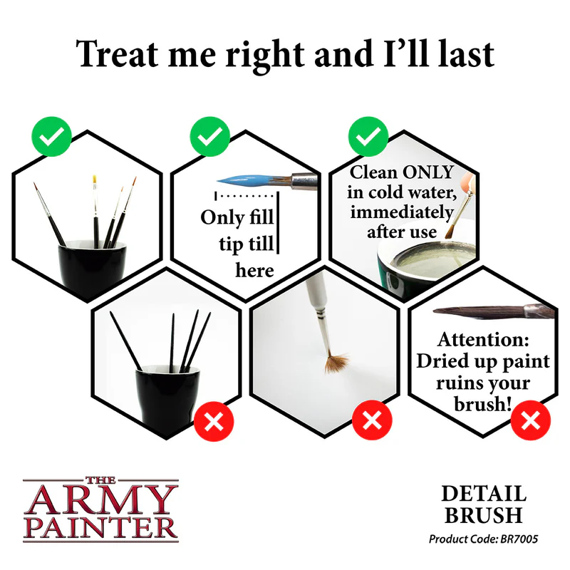 The Army Painter: Wargamer Brush – Detail (BR7005P)
