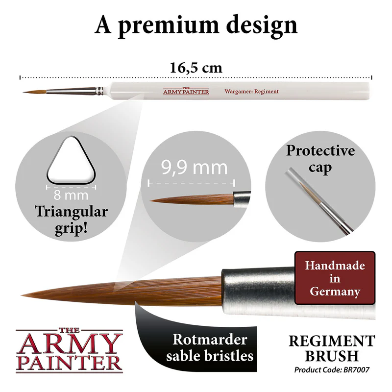The Army Painter: Wargamer Brush – Regiment (BR7007P)
