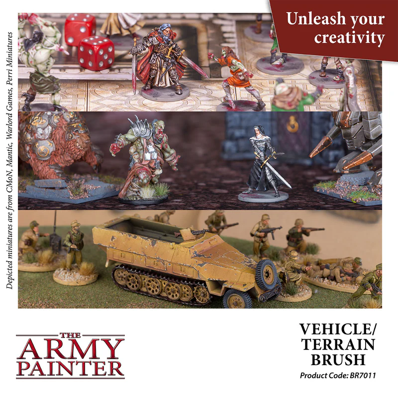 The Army Painter: Wargamer Brush – Vehicle / Scenery (BR7011P)