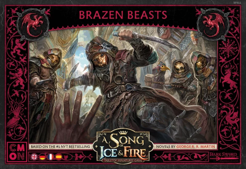 Cool Mini Or Not: A Song of Ice & Fire – Targaryen – Brazen Beasts (Messingtiere) Erweiterung (Deutsch) (CMND0252)