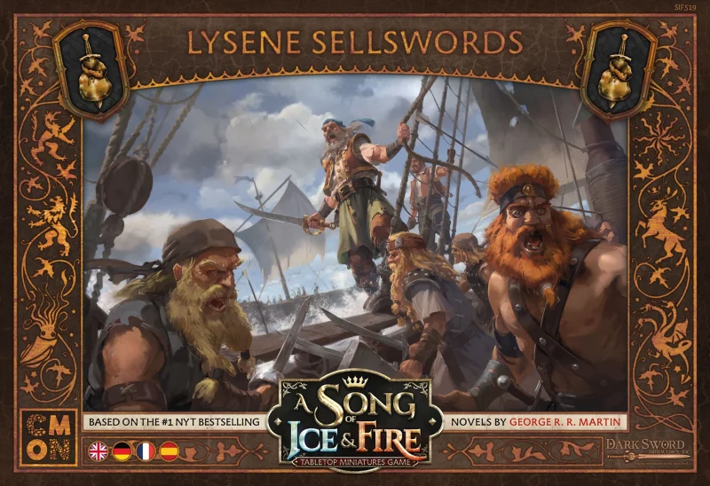 Cool Mini Or Not: A Song of Ice & Fire – Lysene Sellswords (Lysenische Söldner) (Deutsch) (CMND0250)
