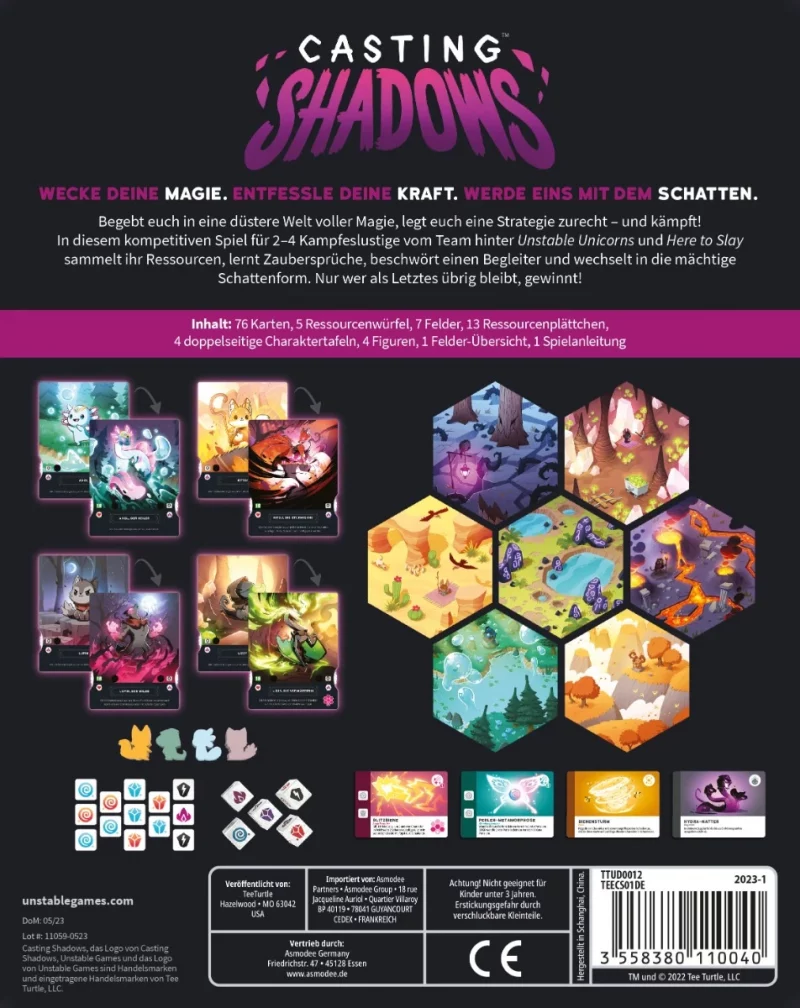 Unstable Games: Casting Shadows (Deutsch) (TTUD0012)