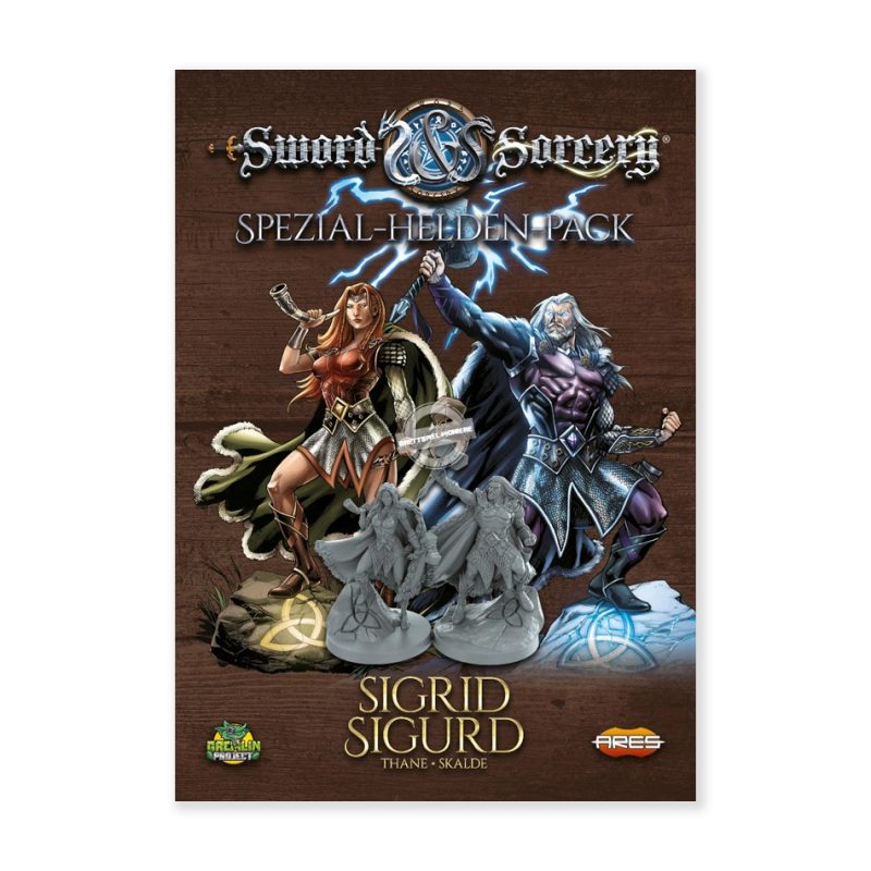 Ares Games: Sword & Sorcery – Die Alten Chroniken – Sigrid/Sigurd Spezial-Helden-Pack Erweiterung (Deutsch)