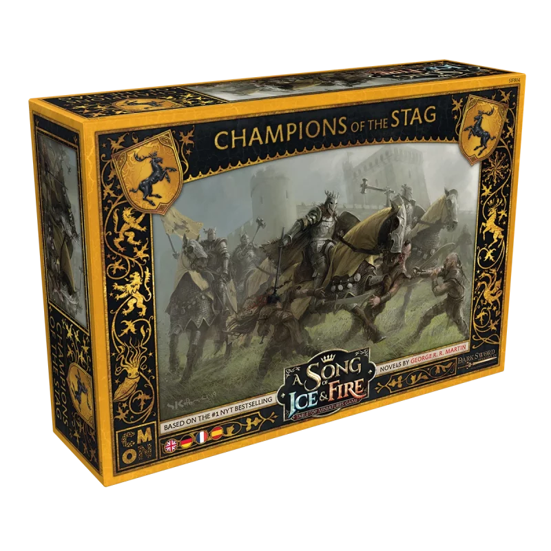 Cool Mini Or Not: A Song of Ice & Fire – Haus Baratheon – Baratheon Champions of the Stag (DE) (CMND0142)