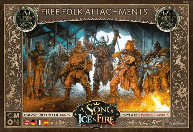 Cool Mini Or Not: A Song of Ice & Fire – Free Folk Attachments 1 (DE) (CMND0137)