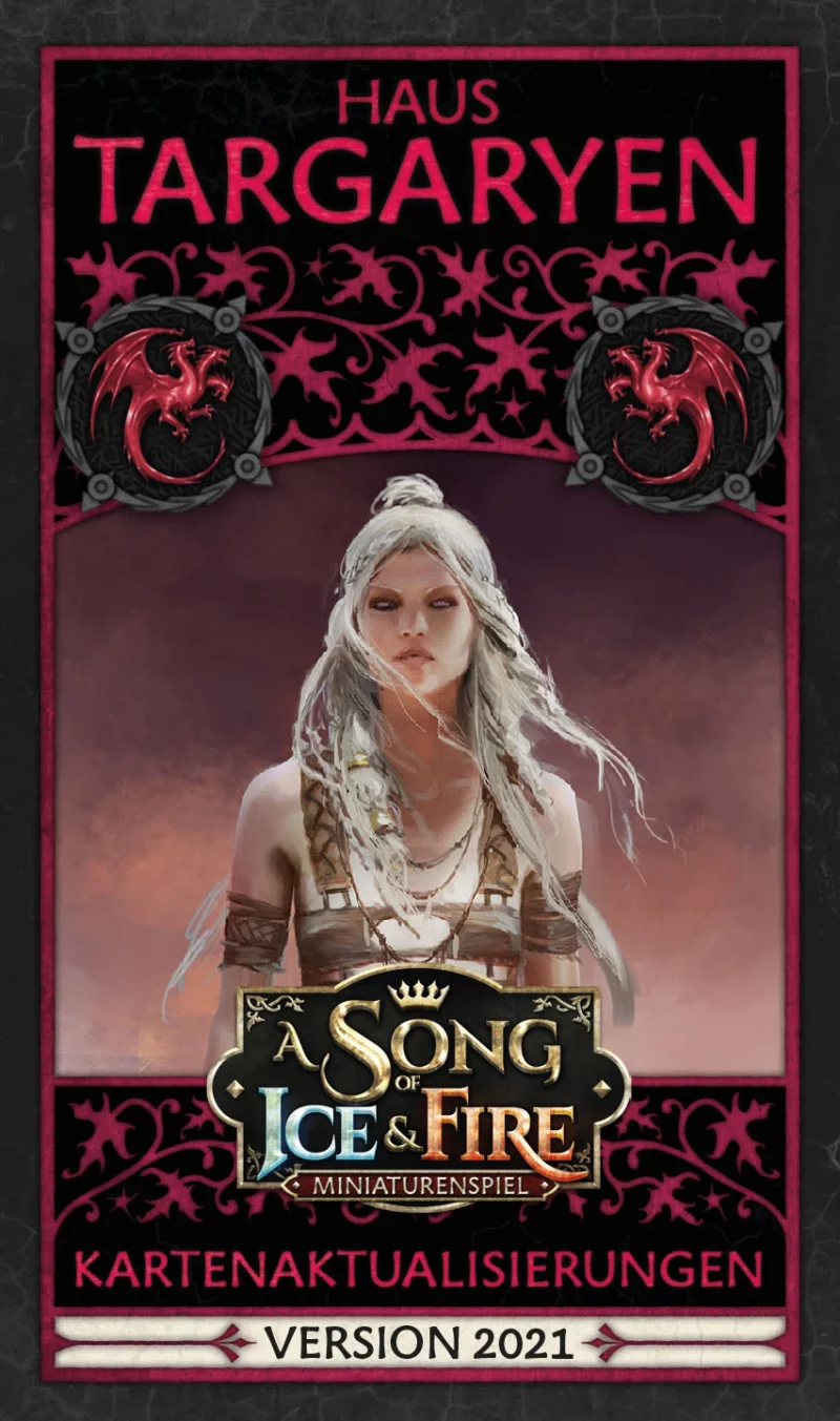 Cool Mini Or Not: A Song of Ice & Fire – Targaryen – Kartenaktualisierungen (DE) (CMND0181)