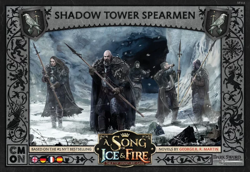 Cool Mini Or Not: A Song of Ice & Fire – Night's Watch Shadow Tower Spearmen (Speerträger des Schattenturms) (Deutsch) (CMND0186)