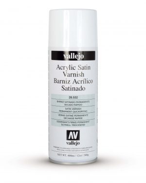 Acrylicos Vallejo: Premium Varnish Spray Satin – Satinlack 400ml (VA28532)