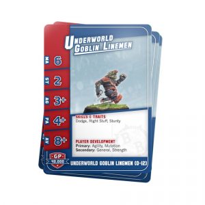 Games Workshop: Blood-Bowl - Underworld Denizens Team Card Pack (Englisch)