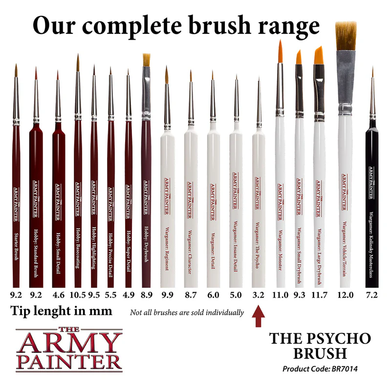The Army Painter: Wargamer Brush – The Psycho