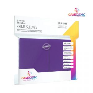 Gamegenic: PRIME Sleeves Purple (100) - 66 mm x 91 mm