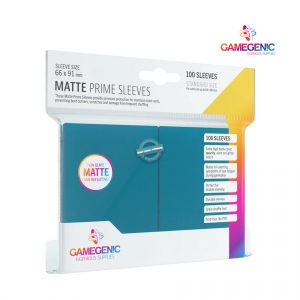 Gamegenic: Matte PRIME Sleeves Blue (100) - 66 mm x 91 mm