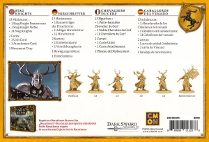 Cool Mini Or Not: A Song of Ice & Fire – Haus Baratheon – Baratheon Stag Knights (DE) (CMND0143)