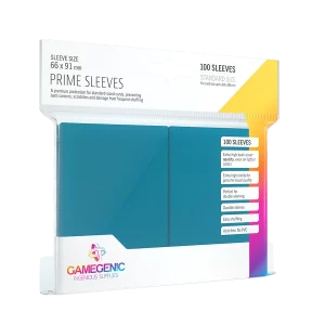 Gamegenic: PRIME Sleeves Blue (100) – 66 mm x 91 mm (GGS10016)
