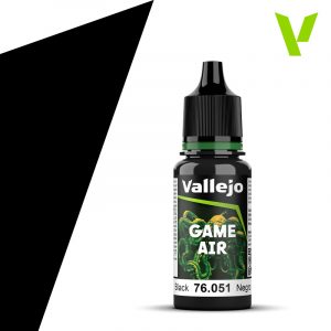 Acrylicos Vallejo: Black 18ml - Game Air (VA76051)