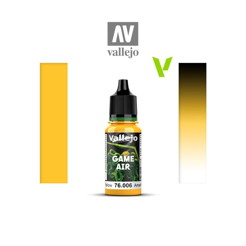 Acrylicos Vallejo: Sun Yellow 18ml - Game Air (VA76006)
