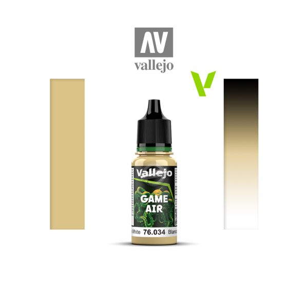 Acrylicos Vallejo: Bone White 18ml - Game Air (VA76034)