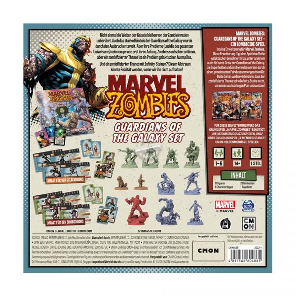 Cool Mini or Not: Marvel Zombies – Guardians of the Galaxy – Erweiterung (Deutsch)