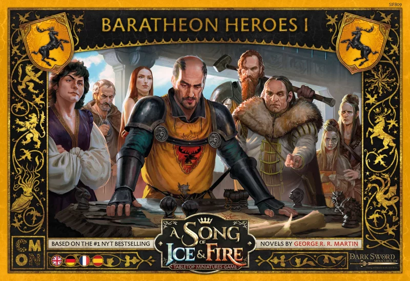 Cool Mini Or Not: A Song of Ice & Fire – Haus Baratheon – Baratheon Heroes 1 (DE) (CMND0264)