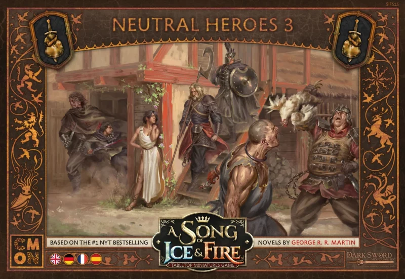 Cool Mini Or Not: A Song of Ice & Fire – Neutral Heroes 3 (Neutrale Helden 3) (Deutsch) (CMND0274)