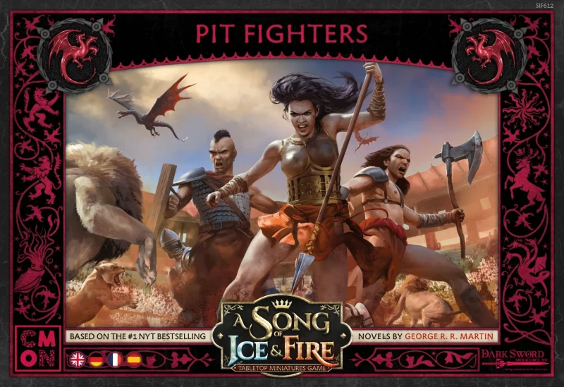 Cool Mini Or Not: A Song of Ice & Fire – Targaryen – Pit Fighters (Arenakämpfer) Erweiterung (Deutsch) (CMND0272)
