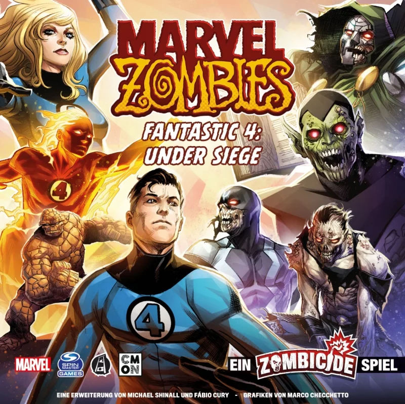 Cool Mini or Not: Marvel Zombies – Fantastic 4 Under Siege – Erweiterung (Deutsch) (CMND1248)