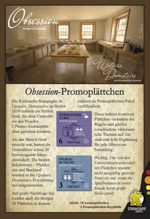 Strohmann Games: Obsession - Promoplättchen Erweiterung (Deutsch) (1757-1713)