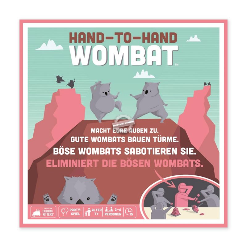 Exploding Kittens: Exploding Kittens - Hand-to-Hand Wombat (Deutsch)