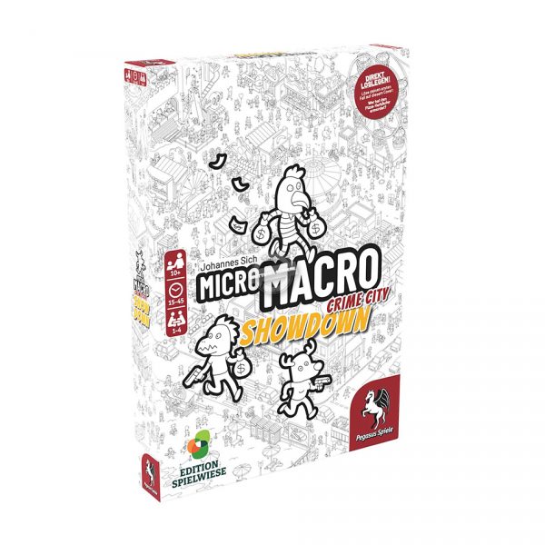 Pegasus Spiele: MicroMacro – Crime City 4 – Showdown - Edition Spielwiese (Deutsch)