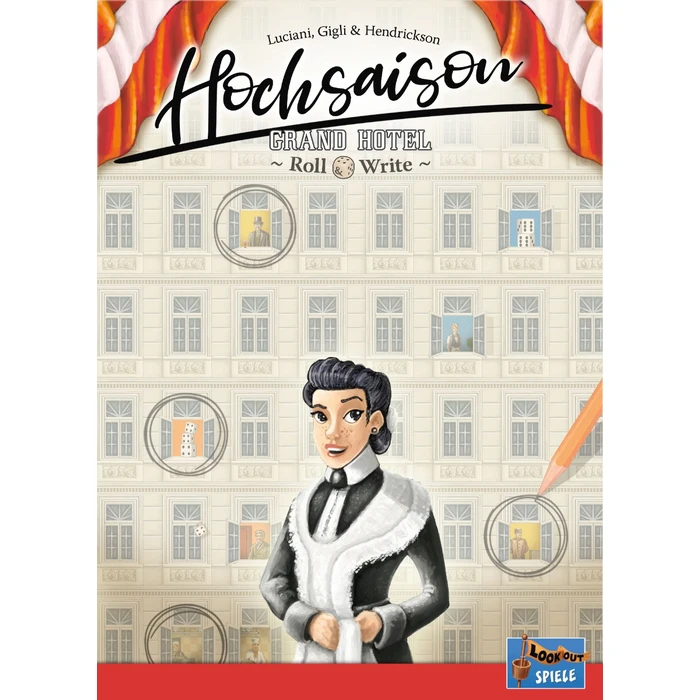 Lookout Games: Grand Austria Hotel – Hochsaison Grand Hotel - Roll & Write (Deutsch) (LOOD0061)