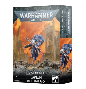 Games Workshop: Warhammer 40000 – Space Marines - Captain mit Sprungmodul (Deutsch)